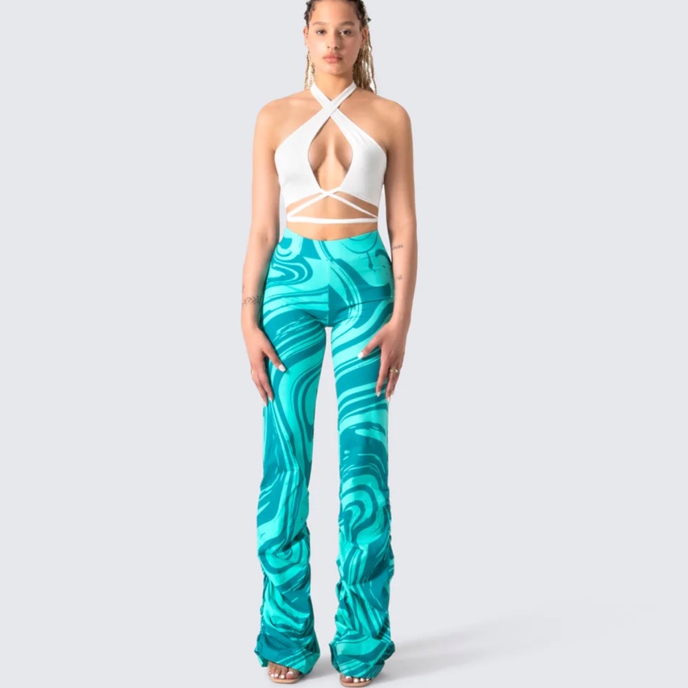 Printed trousers